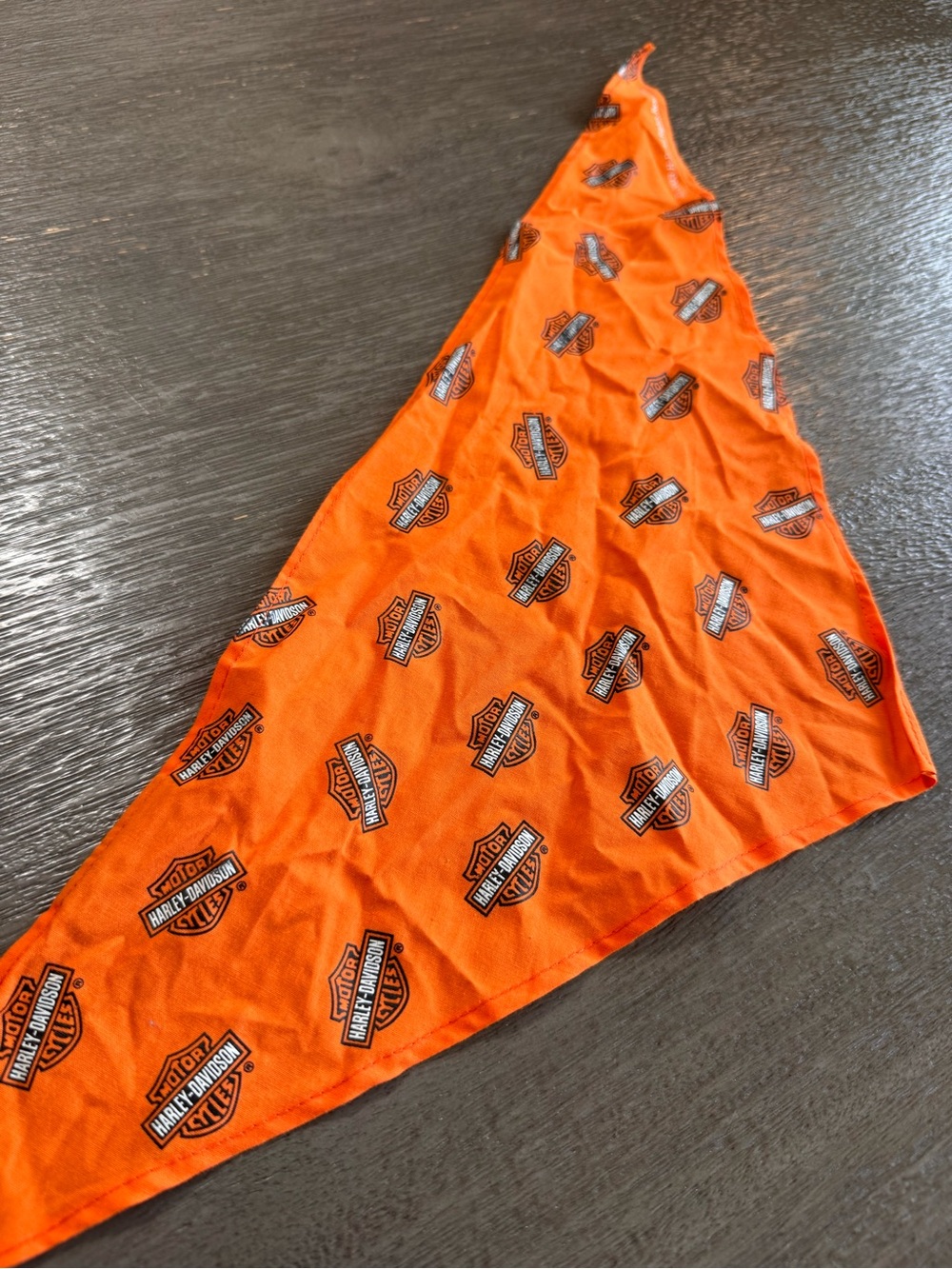 Harley-Davidson Bandana Orange Logo
